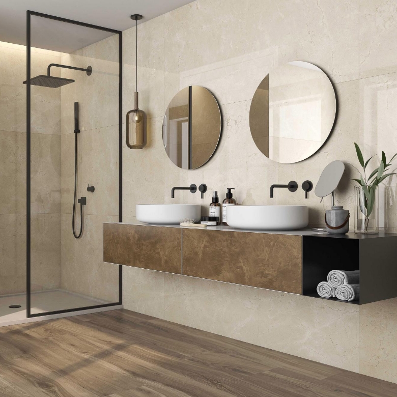 Salle de bain Hex Brown